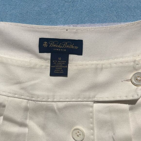 Brooks Brothers white/cream pleated skirt. *free with purchase* - Picture 2 of 2
